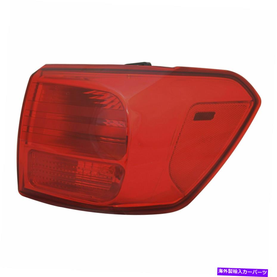 USテールライト RH右乗客テールランプ電球タイプ外側フィット2016年2016年2018キアセドナ RH Right Passenger Tail lamp Bulb Type Outer On Body fits 2016 2018 Kia Sedona【並行輸入品】