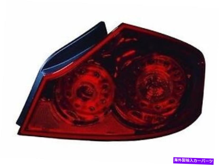 USテールライト 2009年 - 2013年の旅客サイドInfiniti G37リアテールライトアセンブリの交換 for 2009 - 2013 passenger side Infiniti G37 Rear Tail Light Assembly Replacement【並行輸入品】