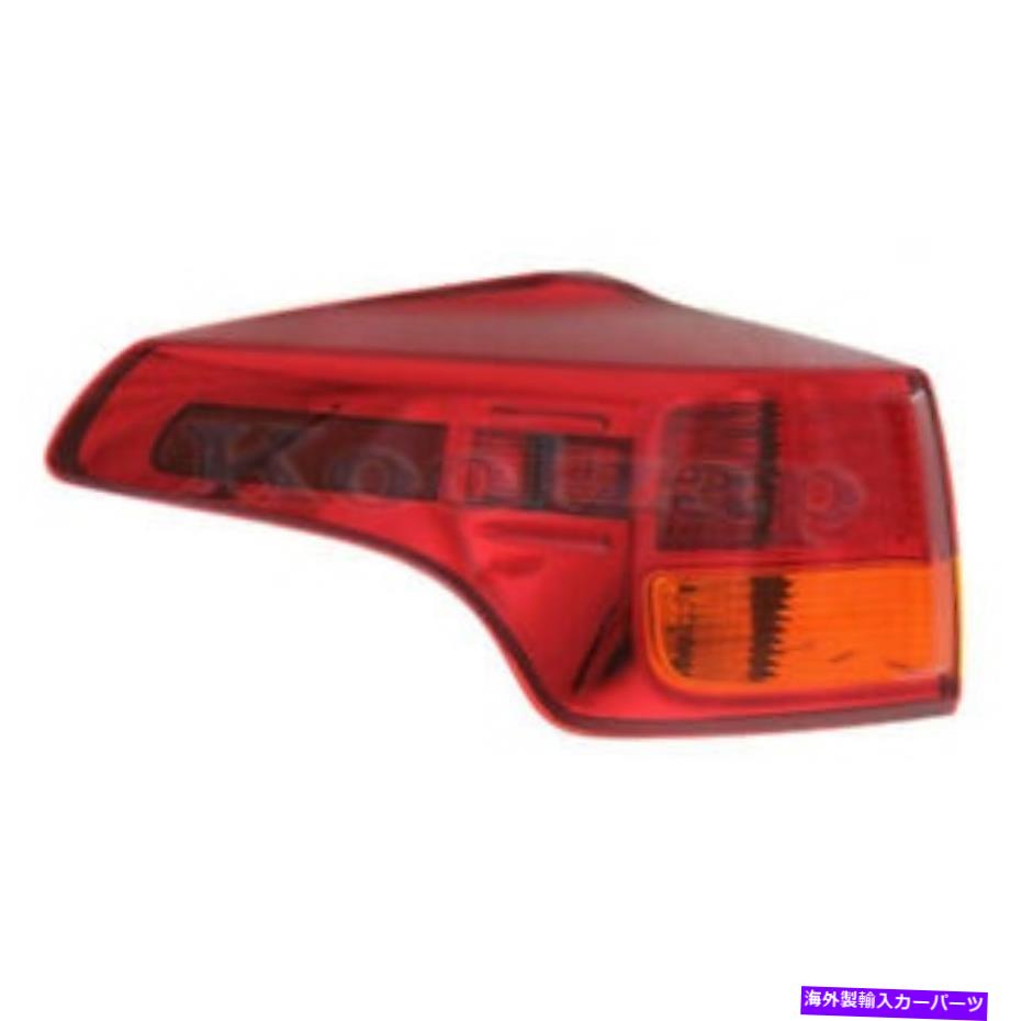 USテールライト 13-15 RAV4外側Taillight TaillampリアブレーキライトランプW /電球運転側 For 13-15 RAV4 Outer Taillight Taillamp Rear Brake Light Lamp w/Bulb Driver Side【並行輸入品】