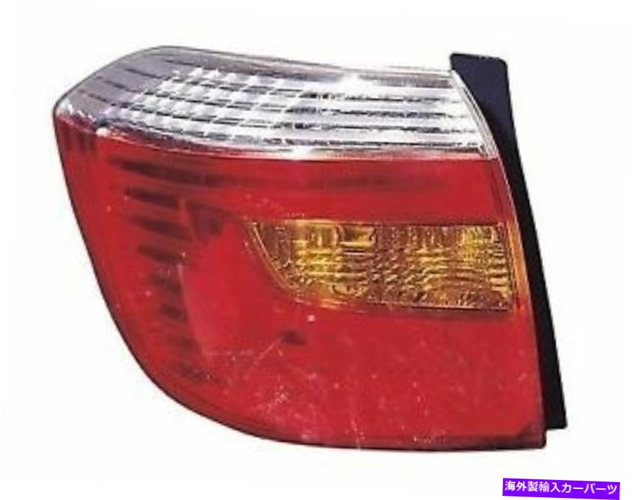 USテールライト 2008年 - 2010年のドライバーサイドトヨタハイランダーリアテールライトアセンブリ for 2008 - 2010 driver side Toyota Highlander Rear Tail Light Assembly【並行輸入品】