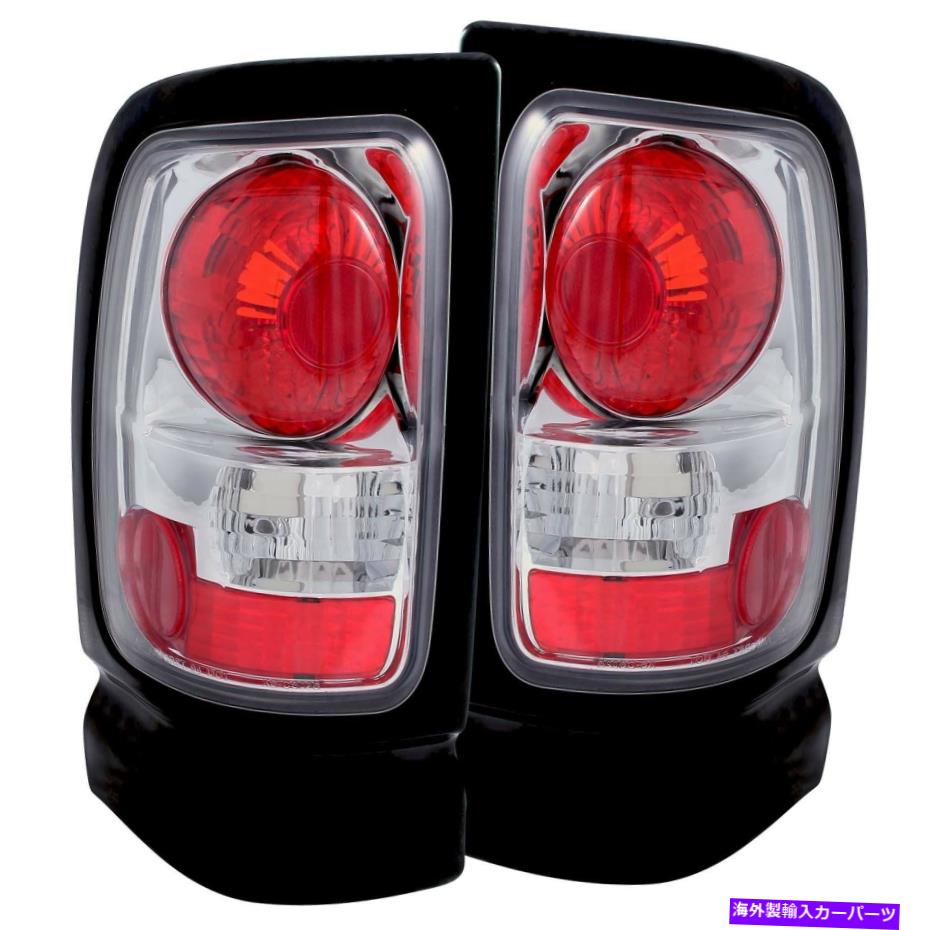 USテールライト フィット94-01 Dodge Ram 15/25/3500テールライト左＆右w /クリアレンズ＆クロム Fits 94-01 Dodge Ram 15/25/3500 Tail Lights Left & Right w/ Clear Lens & Chrome【並行輸入品】