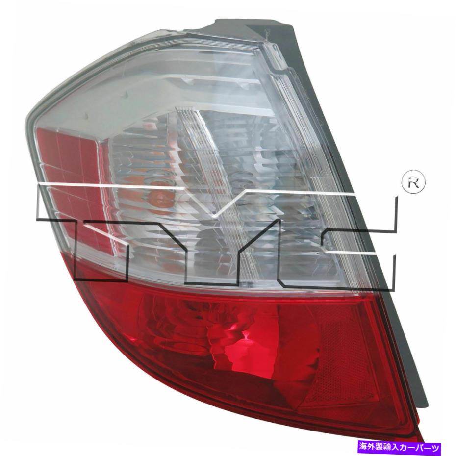 USテールライト 2009-2014ホンダフィットTaillightテールランプドライバサイドLH For 2009-2014 Honda Fit Taillight Tail Lamp Driver Side LH【並行輸入品】