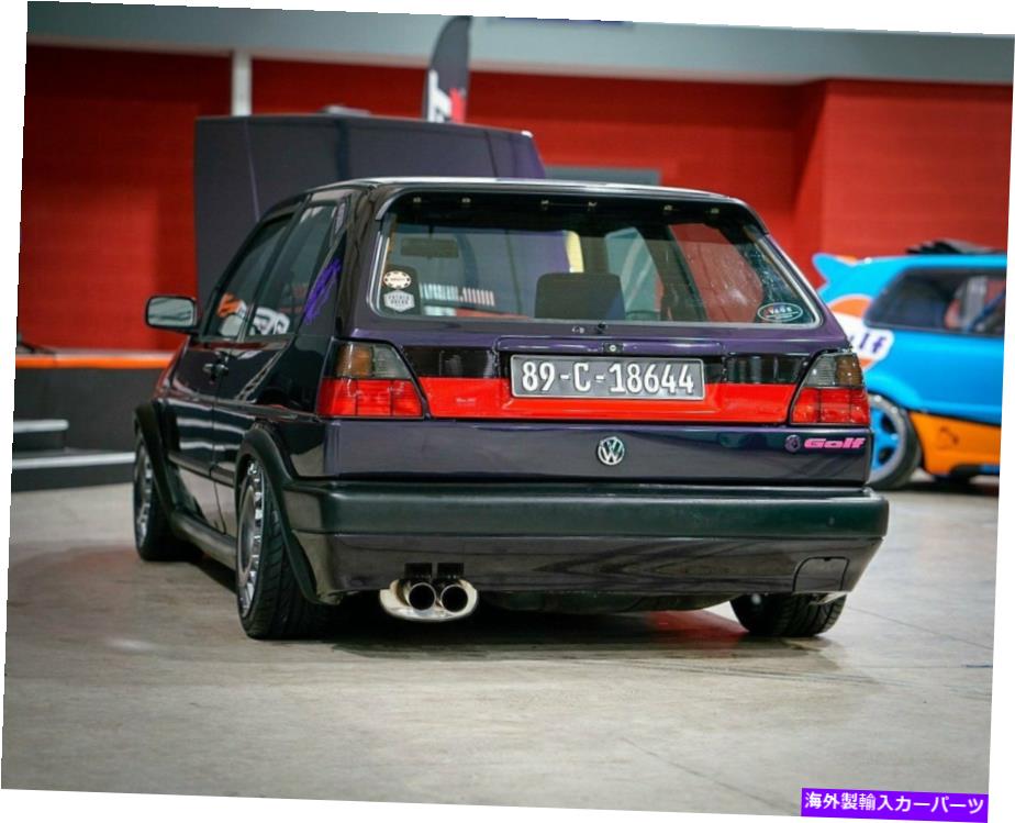 USテールライト VWゴルフMK2 GTI 16V G60ラリーヘコブラック/赤ユーロテールライトパネル/ heckbleende VW Golf Mk2 GTI 16V G60 Rallye HEKO Black/Red Euro Tail Lights Panel/Heckblende【並行輸入品】