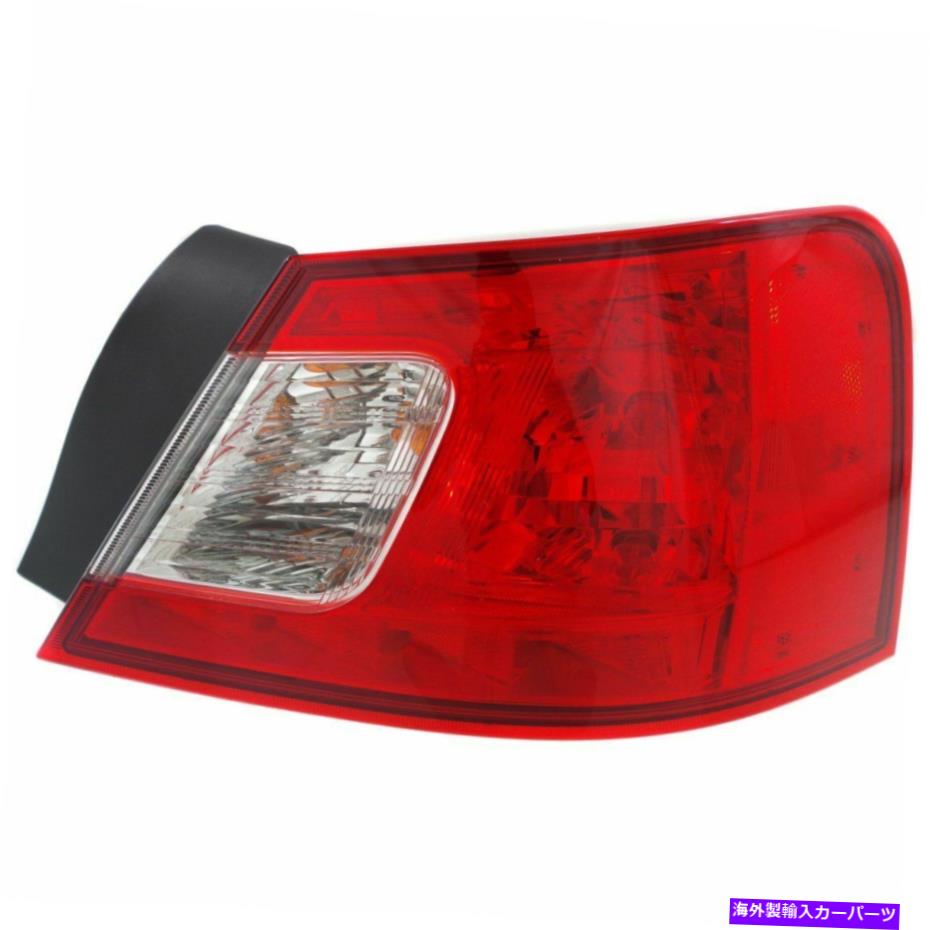 USテールライト 2008年から2012年のハロゲンテールライトMitsubishi Galant右透明/赤レンズW /球根 Halogen Tail Light For 2008-2012 Mitsubishi Galant Right Clear/Red Lens w/ Bulbs【並行輸入品】