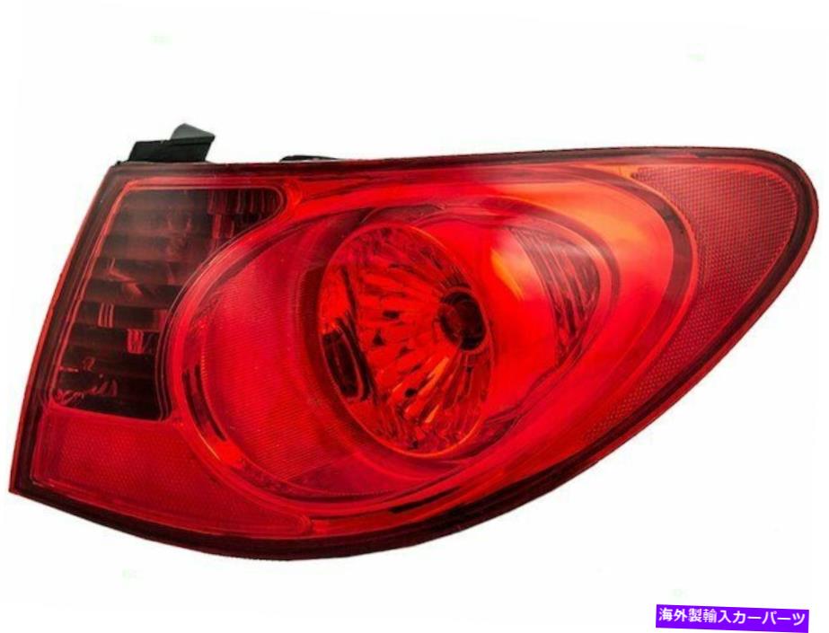 USテールライト 2007-2010 Hyundai Elantra Tail Lightアセンブリ右ブロック18635FW 2008 2009 For 2007-2010 Hyundai Elantra Tail Light Assembly Right Brock 18635FW 2008 2009【並行輸入品】