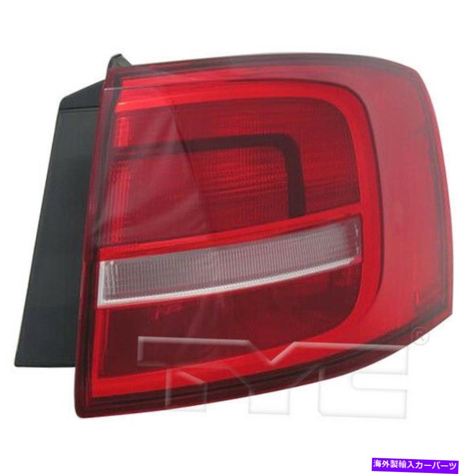 USテールライト ハロゲンの外側のテールライトランプ右乗客のための15-16フォルクスワーゲンジェットセダン Halogen Outer Tail Light Lamp Right Passenger for 15-16 Volkswagen Jetta Sedan【並行輸入品】