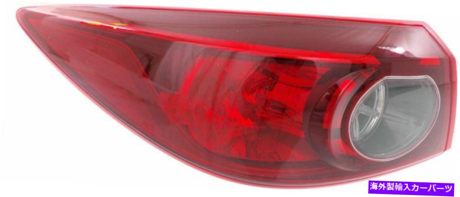 USテールライト 2014年から2016年のテールライトMazda 3運転側の外側のセダン日本はハロゲンを建てました Tail Light for 2014-2016 Mazda 3 Driver Side Outer Sedan Japan Built Halogen【並行輸入品】