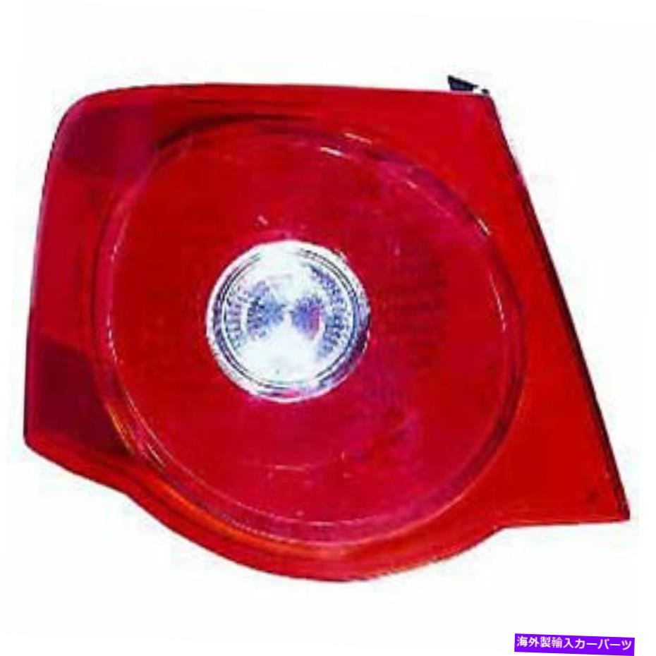 USテールライト 05-07 Jetta（運転席側）VW2800123C用の交換用テールライトアセンブリ Replacement Tail Light Assembly for 05-07 Jetta (Driver Side) VW2800123C【並行輸入品】