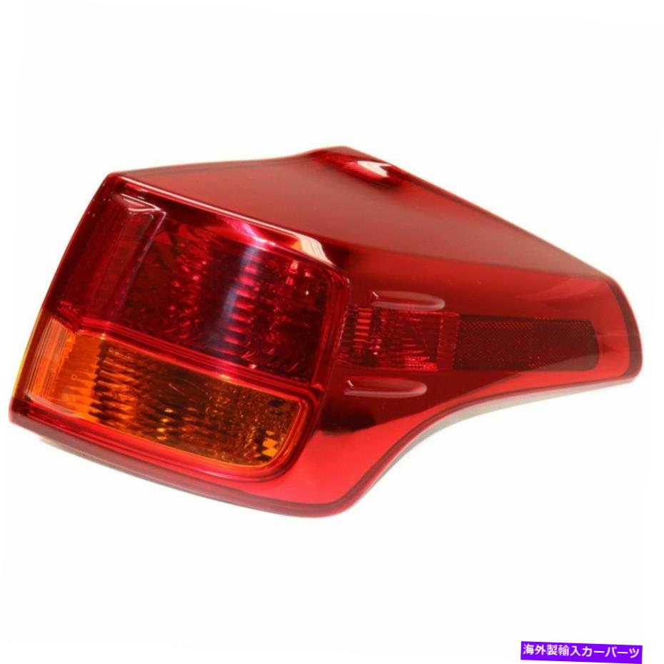 USテールライト 2013年から15年のハロゲンテールライトTOYOTA RAV4ジャパン右外部CLR /レッドカーパ Halogen Tail Light For 2013-15 Toyota RAV4 Japan Built Right Outer Clr/Red CAPA【並行輸入品】