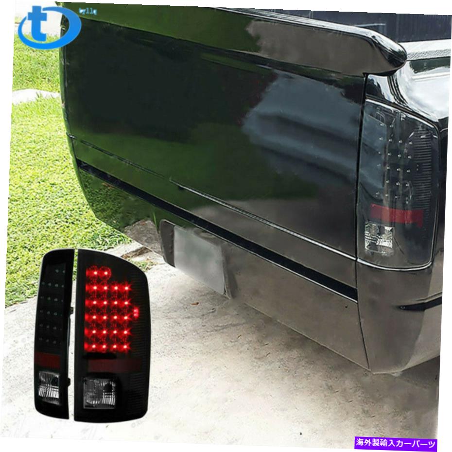 USテールライト 2002-06 Dodge RAM 1500 2500 3500のためのブラックスモークLEDテールライトランプ Black Smoked LED Tail Light Lamp For 2002-06 Dodge Ram 1500 2500 3500【並行輸入品】