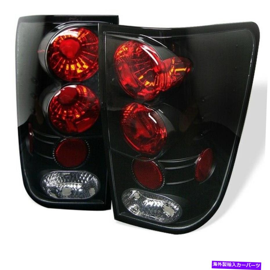 USテールライト 日産のためのスパイダーオートユーロテールライトブラック04-09 5007025 Spyder Auto Euro Tail Lights Black for Nissan Titan 04-09 5007025【並行輸入品】