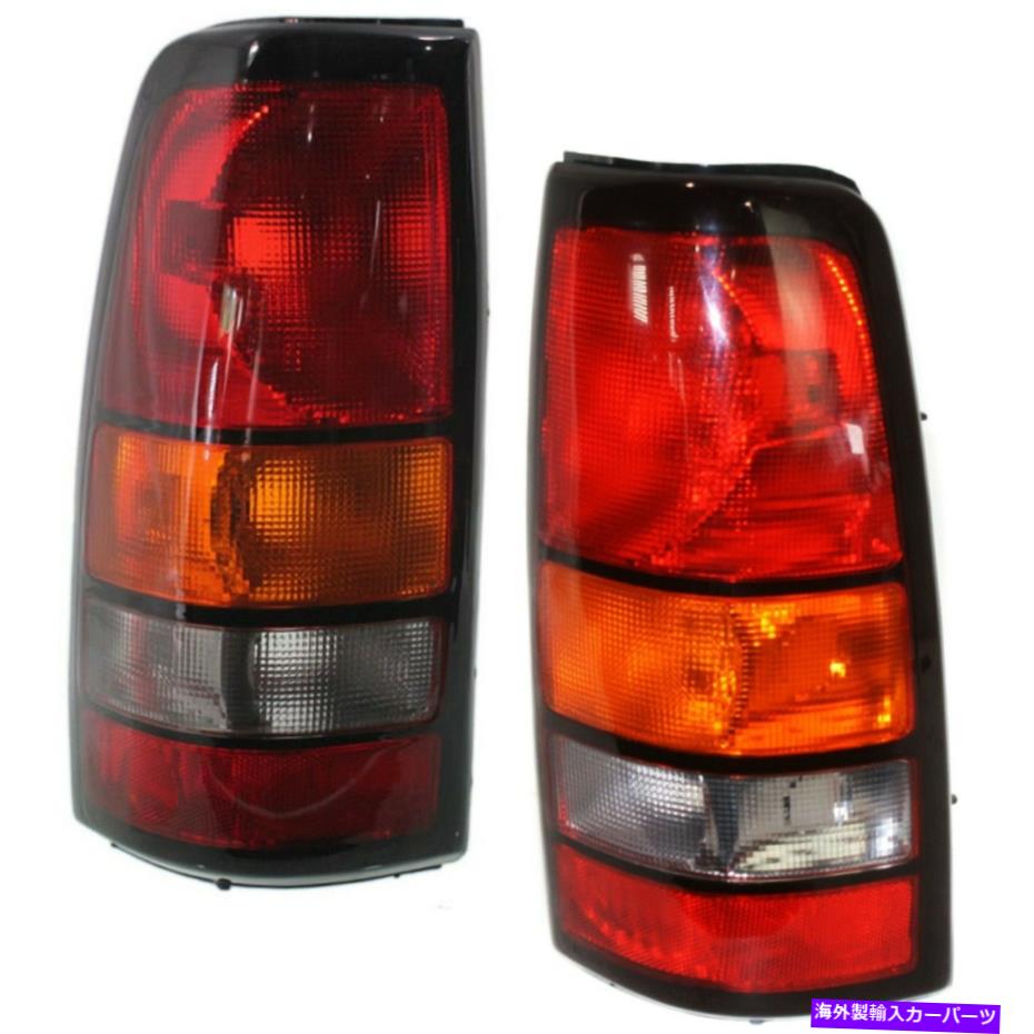 USテールライト リアブレーキライトTaillights Lampsペアセット04-07シエラピックアップトラック Rear Brake Lights Taillights Lamps Pair Set of 2 for 04-07 Sierra Pickup Truck【並行輸入品】