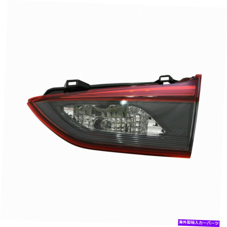 USテールライト 蓋の上の乗客側のLEDが薄くてくるパズダ6テールライトアセンブリの蓋 Fits Mazda 6 Tail Light Assembly 2016 Passenger Side LED On Lid w/ Bulbs DOT【並行輸入品】