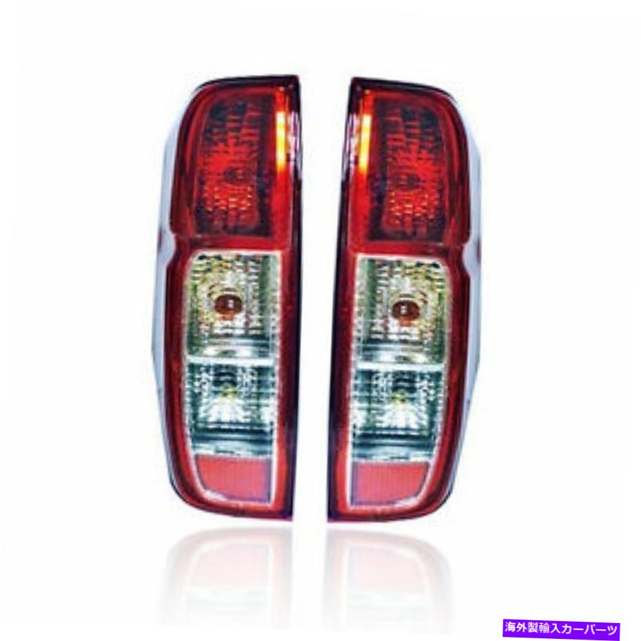 USテールライト 日産フロンティアナバラD40 05-13イギリスのLHピックアップのためのペアリアテールライトランプ PAIR REAR TAIL LIGHT LAMP FOR NISSAN FRONTIER NAVARA D40 05-13 UK LH RH PICKUP【並行輸入品】