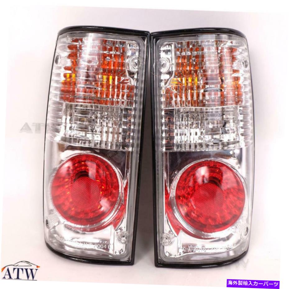 USテールライト トヨタヒルク・マイティ・X MK3 LN85 1989-97用テールランプリアライトクリアレンズペア Tail Lamp Rear Light Clear Lens Pair For Toyota Hilux Mighty-X Mk3 Ln85 1989-97【並行輸入品】