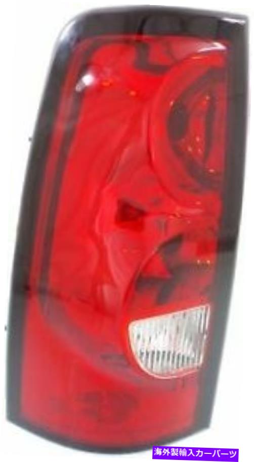 USテールライト シボレーSilveradoのためのドライバー側クリア＆レンズテールライト Driver Side Clear & Red Lens Tail Light for Chevrolet Silverado【並行輸入品】