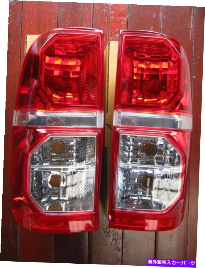 USテールライト TAYOTA HILUX VIGO CHAMP 2011-2015 SR5 MK6 MK7用テールライトレンズペア TAIL LIGHT LENS PAIR FOR TOYOTA HILUX VIGO CHAMP 2011-2015 SR5 MK6 MK7【並行輸入品】
