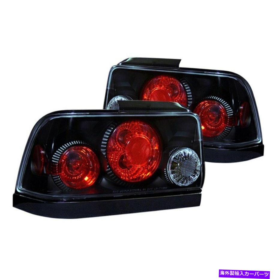 USテールライト トヨタカローラ1993-1997 CGブラック/レッドユーロテールライト For Toyota Corolla 1993-1997 CG Black/Red Euro Tail Lights【並行輸入品】