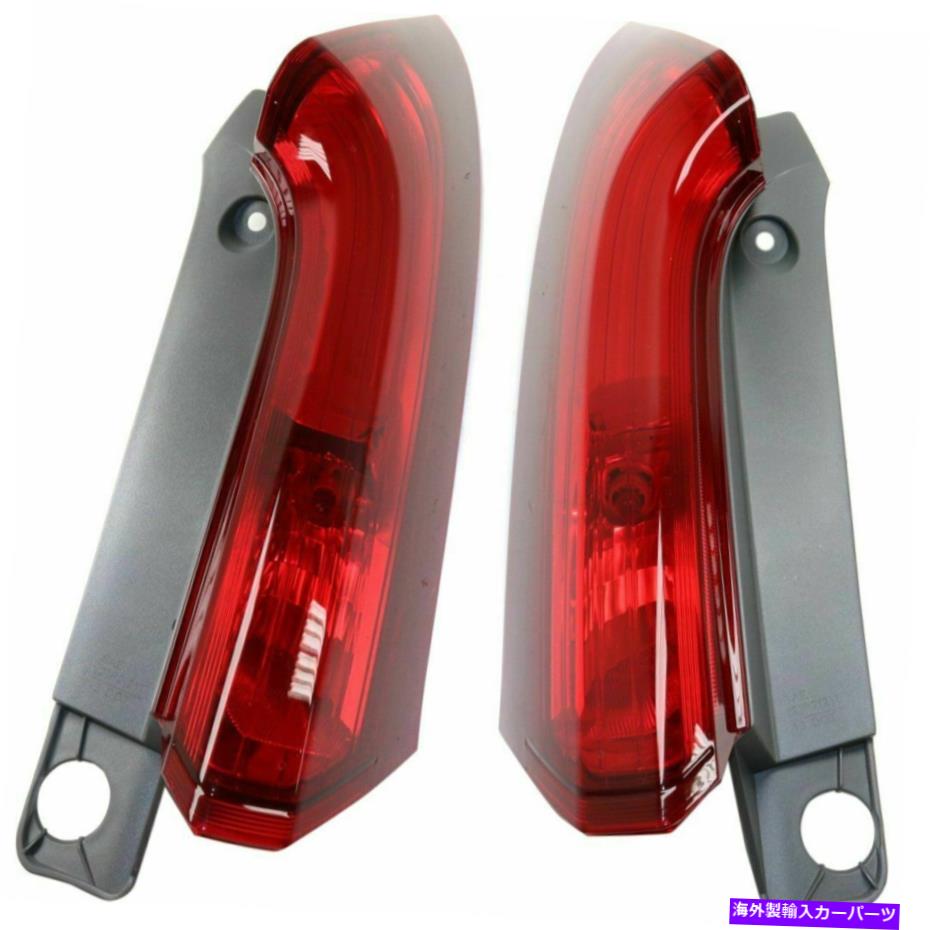 USテールライト ホンダCRV CR-V 2015 2015 2016アッパーテールライトリアランプペア FITS HONDA CRV CR-V 2015 2016 UPPER TAIL LIGHTS REAR LAMPS PAIR NEW【並行輸入品】