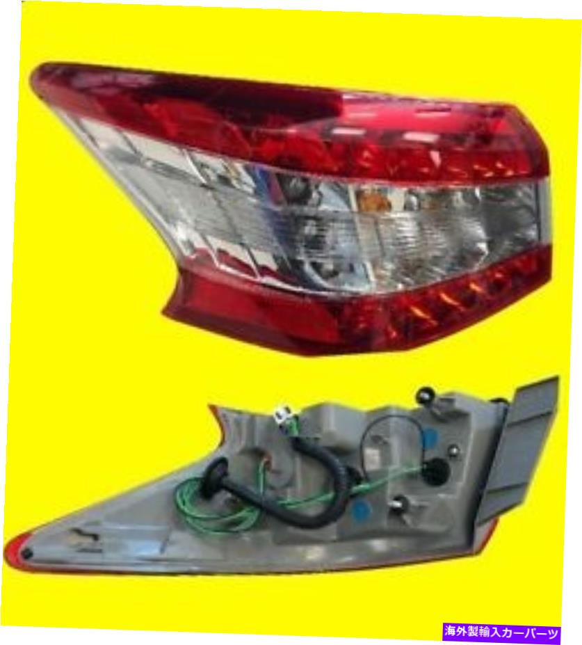 USテールライト 日産SENTRA 2013-2015のための左テールライト.. 265553SG0A NI2804100 Left TAIL LIGHT for NISSAN SENTRA 2013-2015 | 265553SG0A NI2804100【並行輸入品】