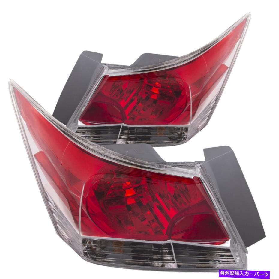 USテールライト テールライトセットドライバー左手右乗客セットフィット08-2012ホンダアコードセダン Tail Lights Set Driver Left Right Passenger Set Fits 08-2012 Honda Accord Sedan【並行輸入品】