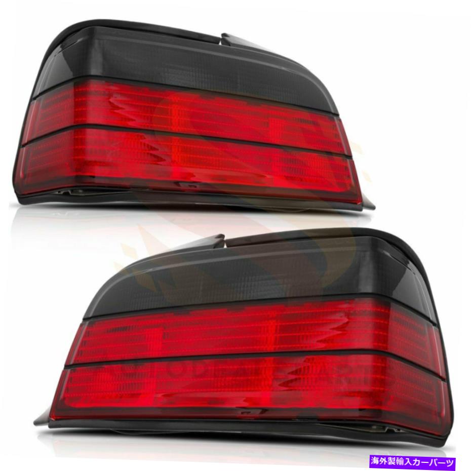 USテールライト フィット92-98 BMW 3シリーズE36 2DR Taillight赤/スモークリアブレーキテールライトランプ Fits 92-98 BMW 3-Series E36 2Dr Taillight Red/Smoke Rear Brake Tail Light Lamp【並行輸入品】