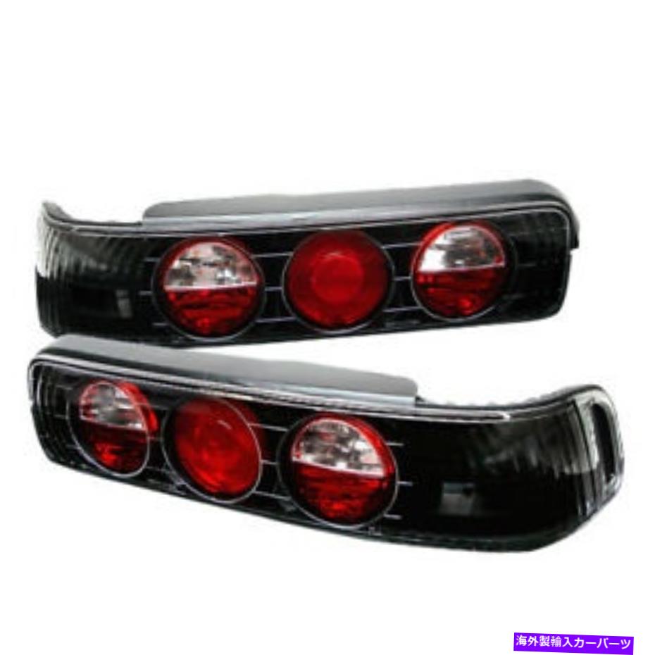 USテールライト フィットAcura 90-93 Integra 2drクーペユーロスタイルブラックリアテールライトブレーキランプ Fit Acura 90-93 Integra 2dr Coupe Euro Style Black Rear Tail Lights Brake Lamp【並行輸入品】