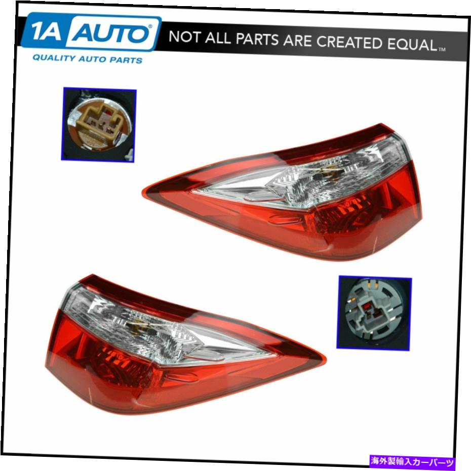 USテールライト Taillights Taillampsリアブレーキライトランプ左右ペアセット2014カローラ Taillights Taillamps Rear Brake Light Lamp Left/Right Pair Set for 2014 Corolla【並行輸入品】