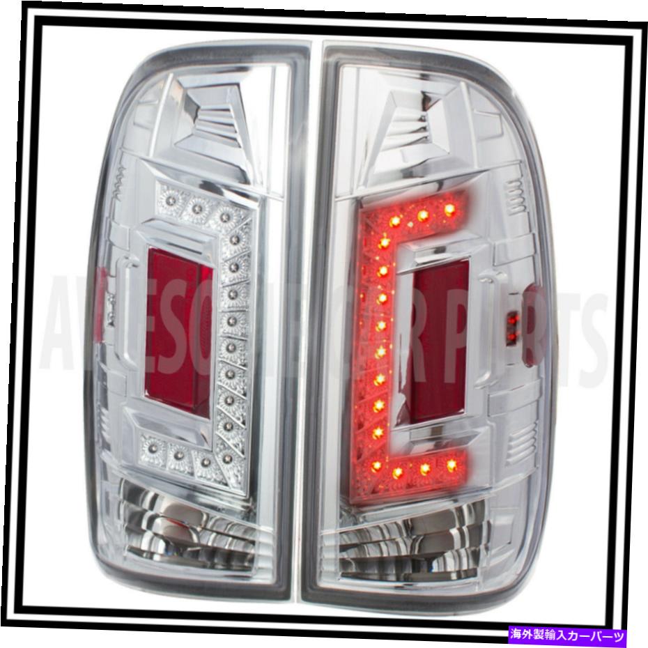 USテールライト LEDクロームハウジングのクリアレンズテールライトライトライトランプは97 98 99 00 01 02 03 04 04 F150 Led Chrome Housing Clear Lens Tail Lights Lamp For 97 98 99 00 01 02 03 04 F150【並行輸入品】