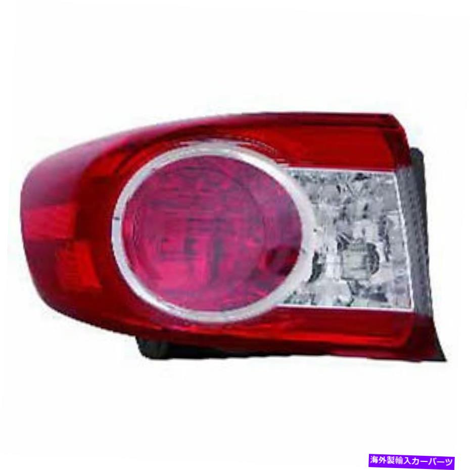 USテールライト 11-13カローラ（運転側の外側）から2804112のための交換用テールライト Replacement Tail Light for 11-13 Corolla (Driver Side Outer) TO2804112【並行輸入品】