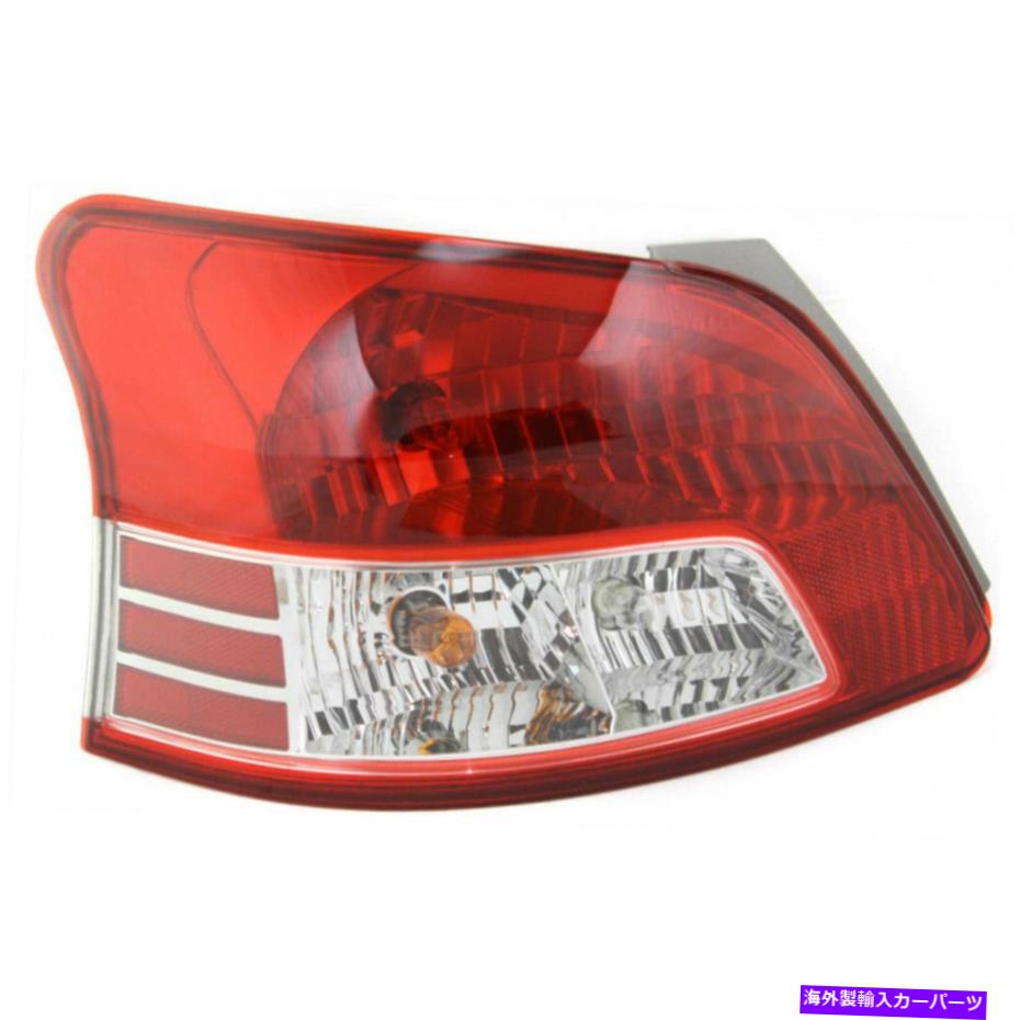 USテールライト トヨタ・ヤリス・セダンテールライト2007-2012ドライバーサイドベースW / Oスポーツパッケージ For Toyota Yaris Sedan Tail Light 2007-2012 Driver Side Base w/o Sport Package【並行輸入品】