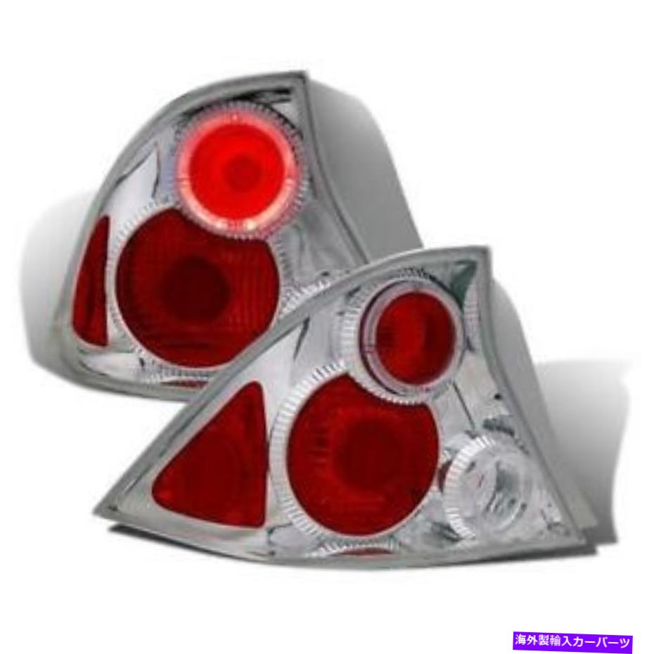 USテールライト CGホンダシビック01-04 2 DRクーペテールライトハロークロム CG Honda Civic 01-04 2 Dr Coupe Tail Light Halo Chrome【並行輸入品】