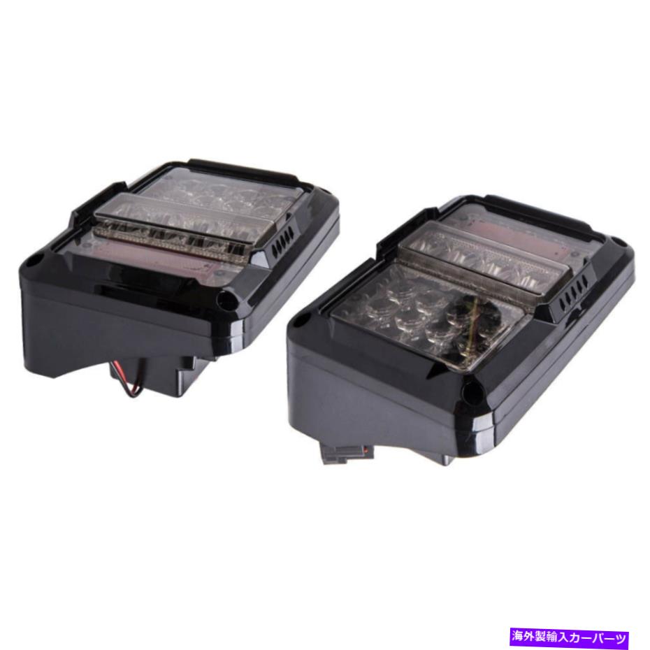 USテールライト 12V LEDテールライトリアブレーキリバースターンシグナルジープラングラーJK 07-18 12V LED Tail Lights Rear Brake Reverse Turn Signal for Jeep Wrangler JK 07-18 US【並行輸入品】