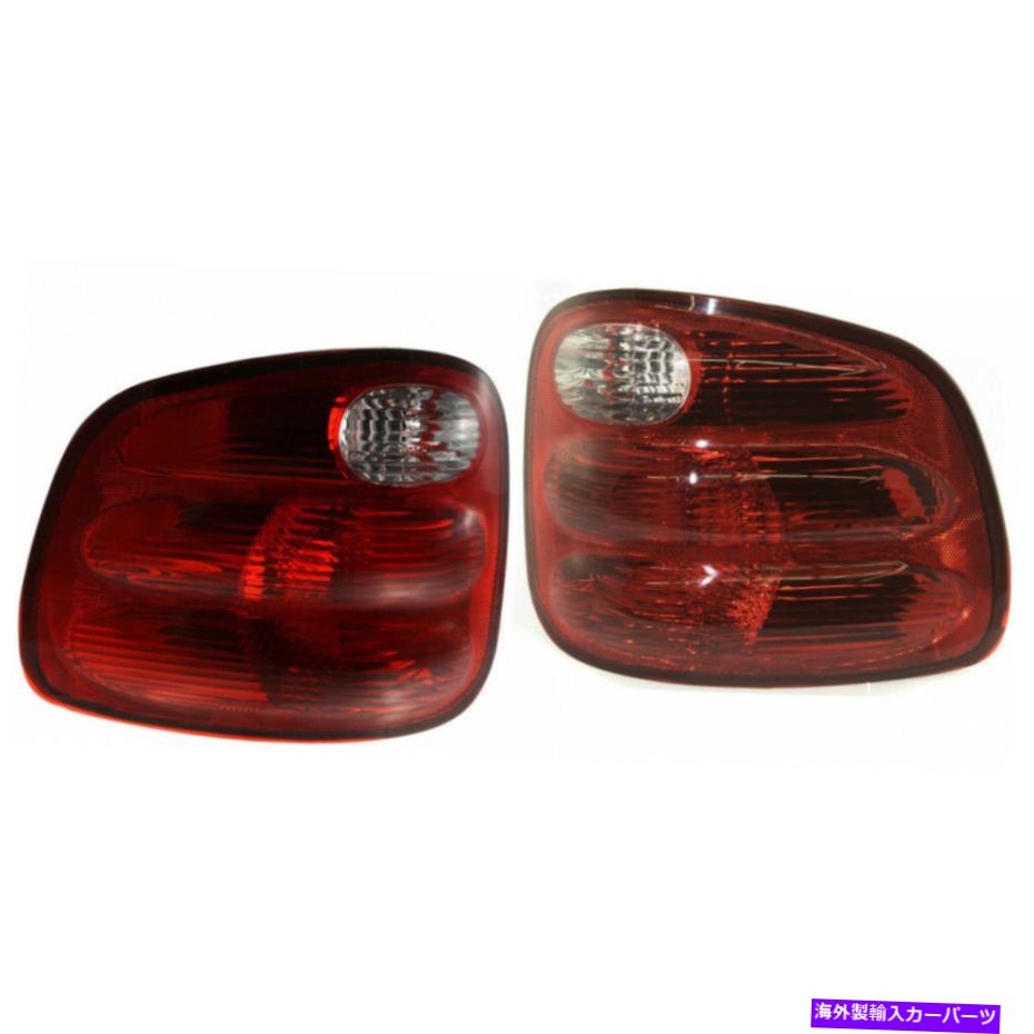 USテールライト FORD F-150テールライト2000 01 02 2003 LH&RHペア/セットFLARESIDE&CREW CAB For Ford F-150 Tail Light 2000 01 02 2003 LH & RH Pair/Set Flareside & Crew Cab【並行輸入品】