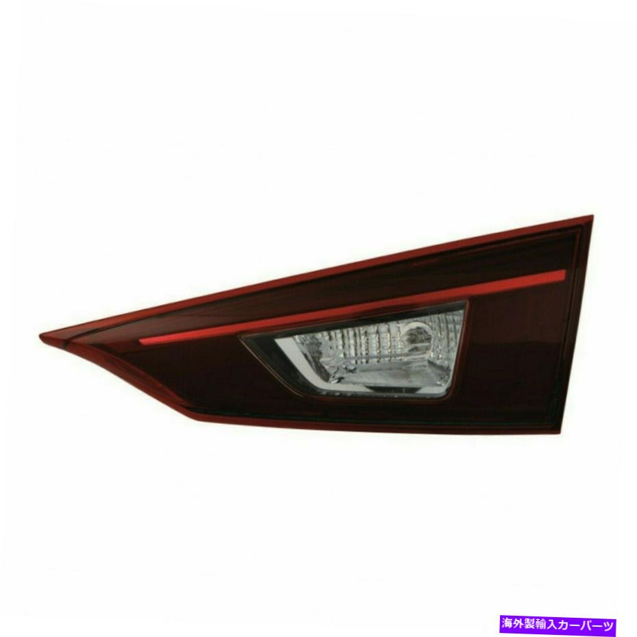 USテールライト フィット2014 15 2016mazda 3テールライトインナー助手席側ドットMA2803123 Fits 2014 15 2016Mazda 3 Tail Light Inner Passenger Side DOT MA2803123【並行輸入品】