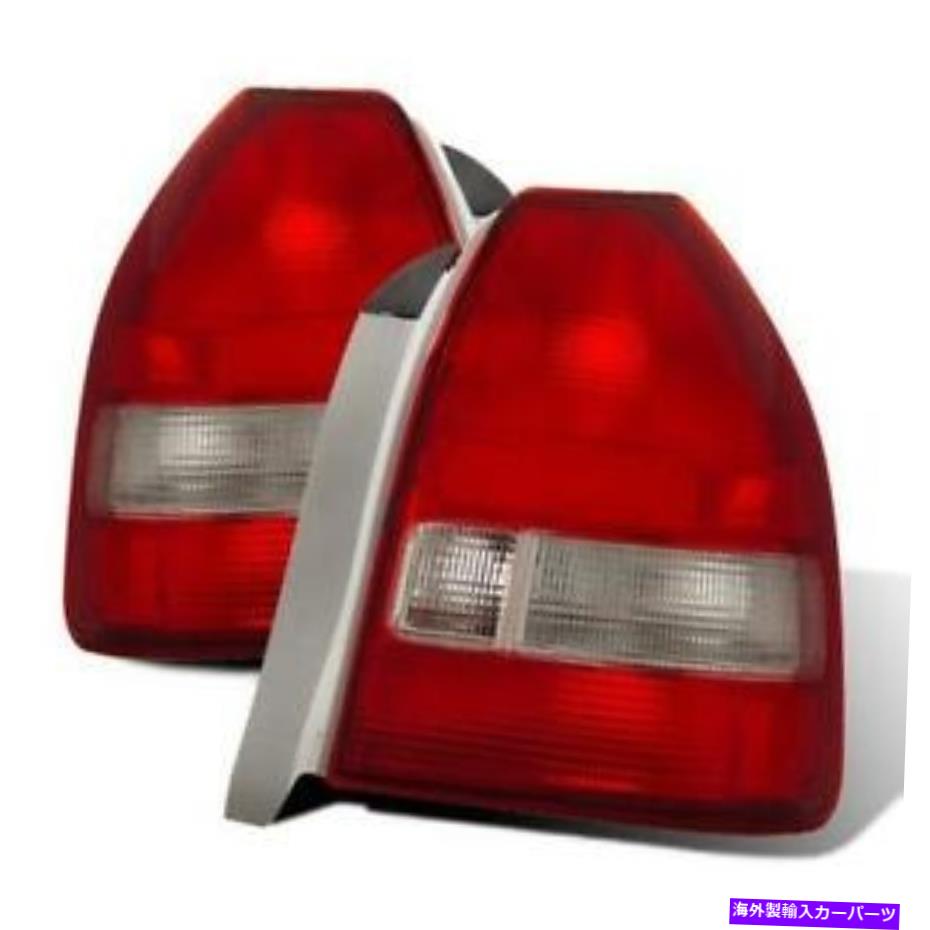 USテールライト CGホンダシビック96-98 3 DRテールライトレッド/クリア CG Honda Civic 96-98 3 Dr Tail Light Red/Clear【並行輸入品】