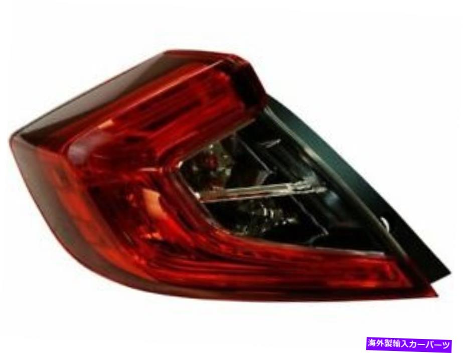 USテールライト ホンダシビック2016 2017 2017のための左テールライトアセンブリR784BD Left Tail Light Assembly R784BD for Honda Civic 2016 2017 2018【並行輸入品】