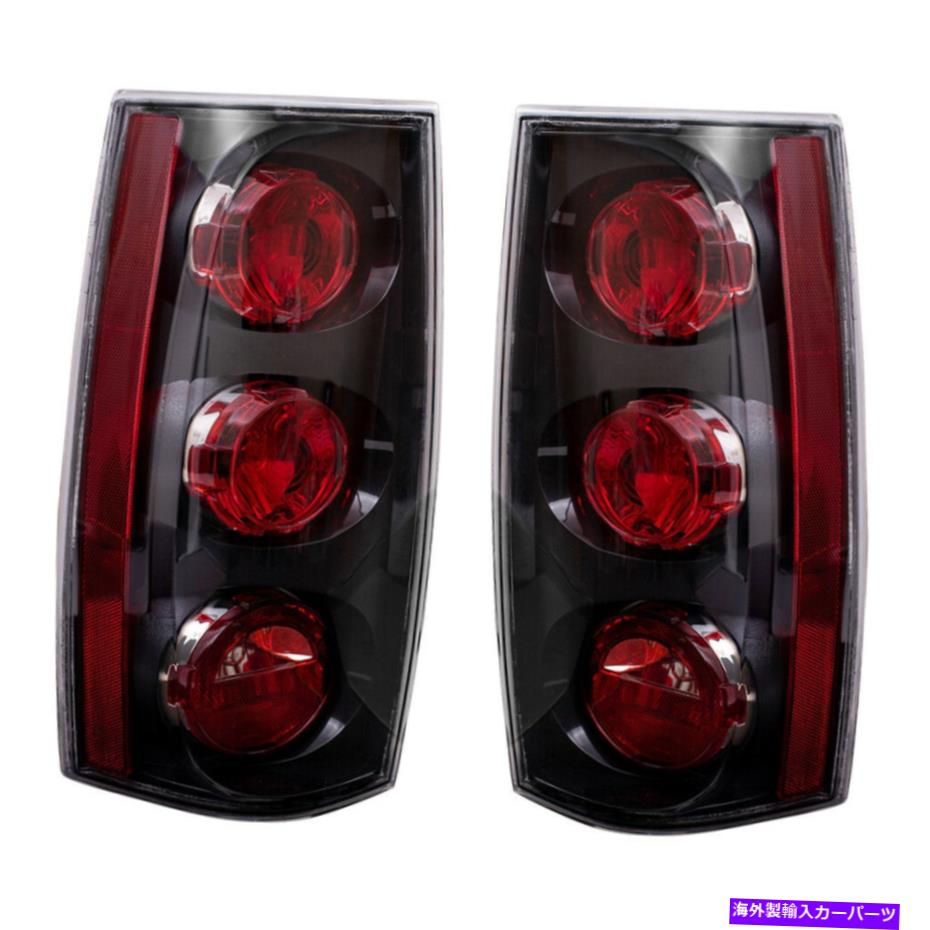USテールライト ペアセットTaillightsレンズW /ブラックベゼル07-14 Yukon Denali 07-11 XLデナリ Pair Set Taillights Lens w/ Black Bezels for 07-14 Yukon Denali 07-11 XL Denali【並行輸入品】