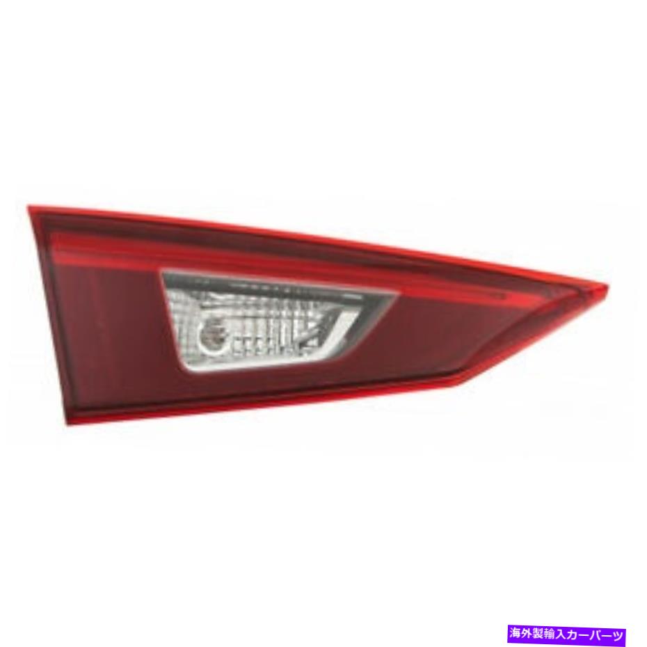 USテールライト MAZDA 3セダンインナーテールライト2014-2018運転側LEDタイプMA2802125 For Mazda 3 Sedan Inner Tail Light 2014-2018 Driver Side LED Type For MA2802125【並行輸入品】