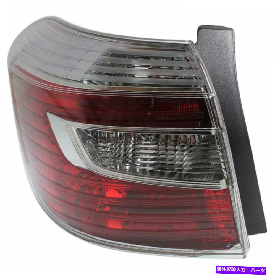 USテールライト トヨタハイランダーテールライトユニット2008-2010ドライバサイドハイブリッドTO2818139 For Toyota Highlander Tail Light Unit 2008-2010 Driver Side Hybrid TO2818139【並行輸入品】