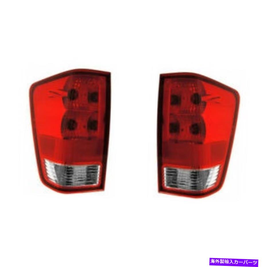 USテールライト 日産タイタンテールライト2004-2015ペアドライバーと助手席側NI2800161 For Nissan Titan Tail Light 2004-2015 Pair Driver and Passenger Side NI2800161【並行輸入品】