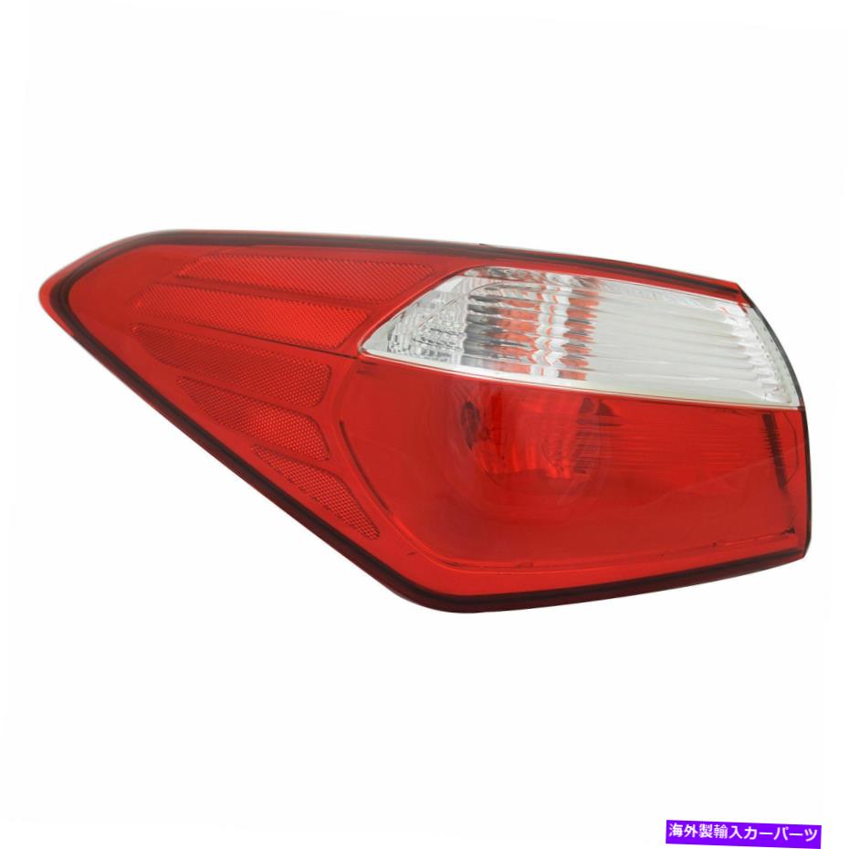 USテールライト 14-16 Kia Forte Sedanのための左側の外側のテールライト Left Side Outer Taillight For 14-16 Kia Forte Sedan【並行輸入品】