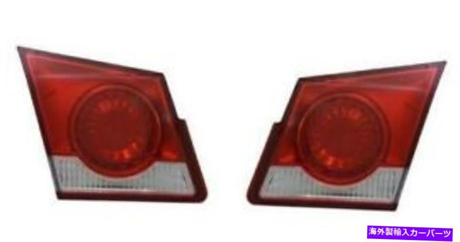 USテールライト サイド/ペアフィット2011 - 2016シボレークルーズリアテールライトアセンブリの交換 SIDE/PAIR fits 2011 - 2016 Chevrolet Cruze Rear Tail Light Assembly Replacement【並行輸入品】
