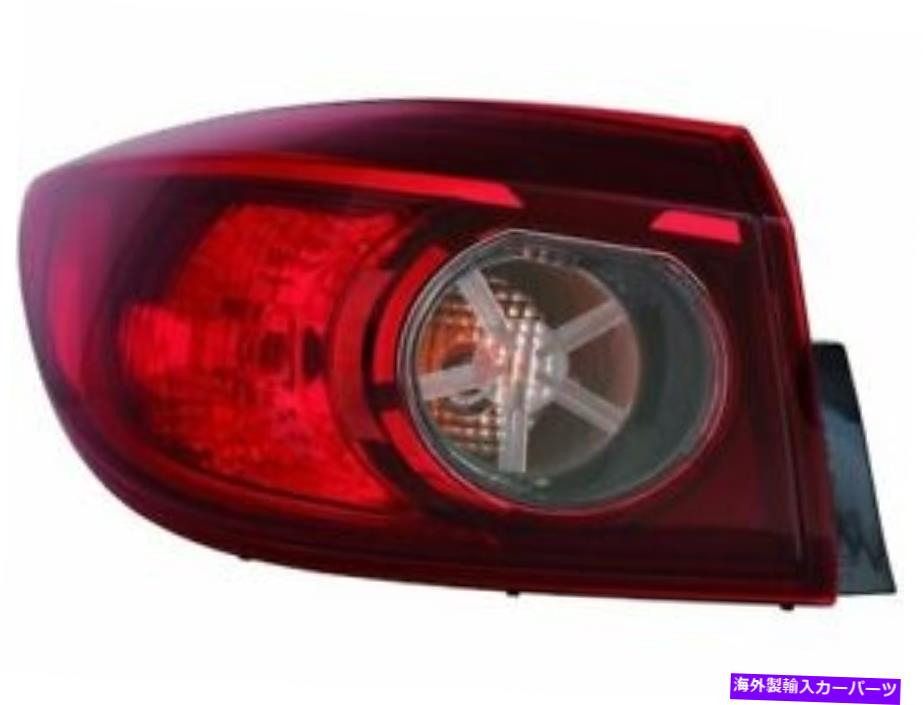 USテールライト 14-18マツダ3セダンBM38W7のための左外側テールライトアセンブリ Left Outer Tail Light Assembly For 14-18 Mazda 3 Sedan BM38W7【並行輸入品】