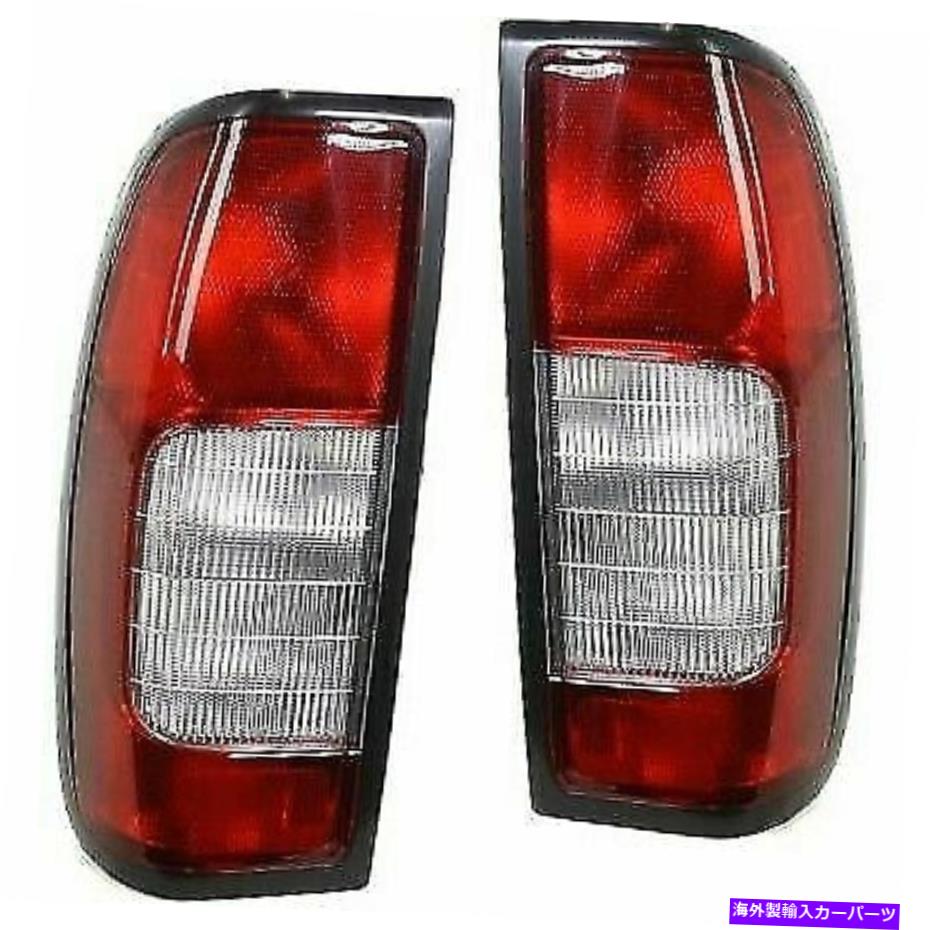 USテールライト 2テールライトレンズとハウジングの運転手と助手席側セット Driver And Passenger Side Set Of 2 Tail Light Lens and Housing Fits Frontier【並行輸入品】