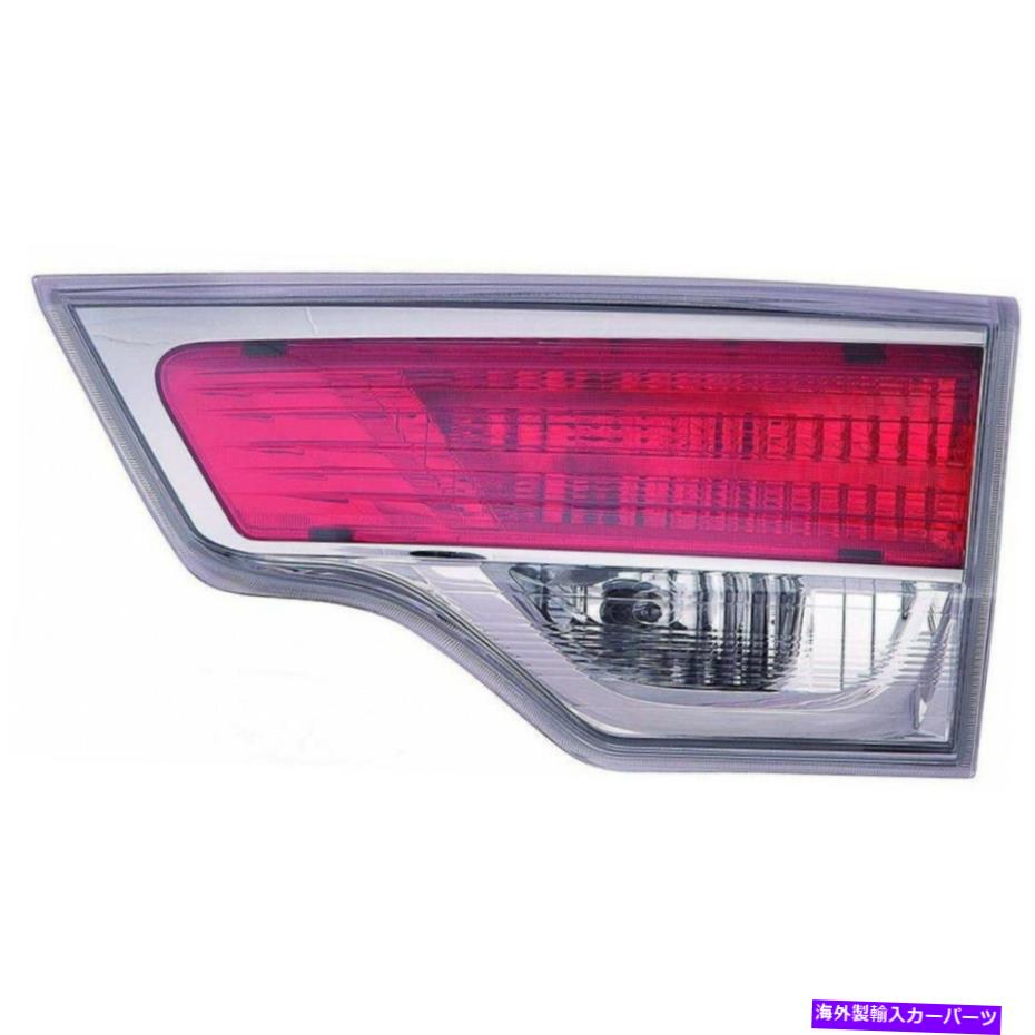USテールライト TO2803115 TOYOTAハイランダー旅客インナーテールライトドット TO2803115 Fits 2014-2016 Toyota Highlander Passenger Inner Tail Light DOT【並行輸入品】