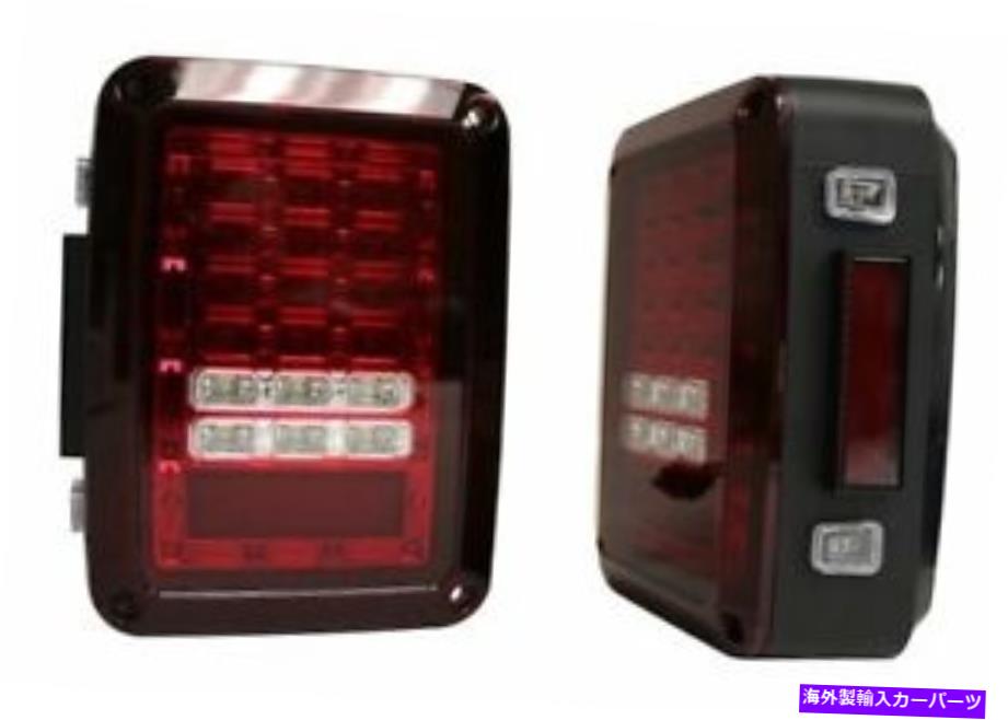 USテールライト ジープ・ルランラーjkブラックリュートライトテールRT28081 Fits Jeep Wrangler JK BlackRed Lights Tail RT28081【並行輸入品】