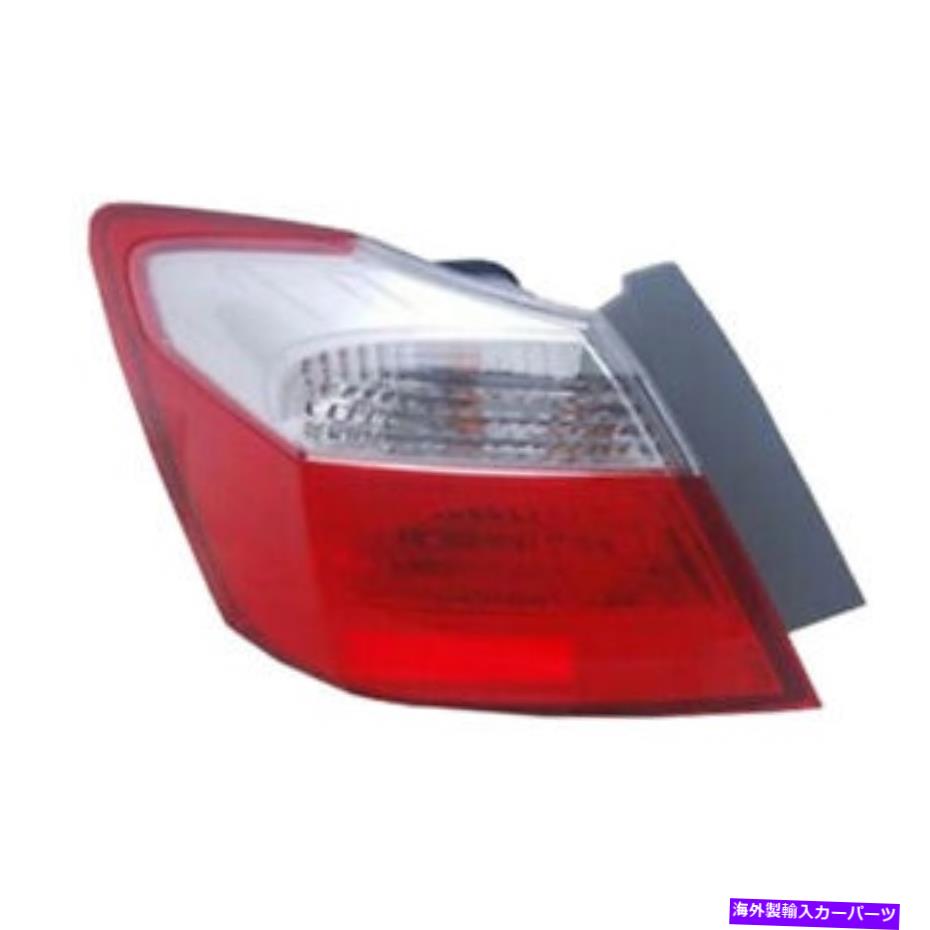 USテールライト 新しい外側のテールライトフィットホンダアコードEX LXスポーツセダン13-15 33550T2AA01 NEW OUTER LEFT TAIL LIGHT FITS HONDA ACCORD EX LX SPORT SEDAN 13-15 33550T2AA01【並行輸入品】
