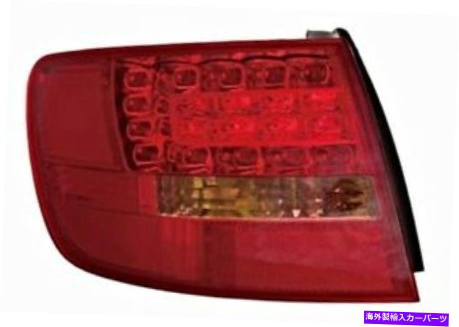 USテールライト Depo LEDの外側の右赤いテールライトリアランプはAudi A6 C6 4F S6 2005-2011 DEPO LED Outer RIGHT Red Tail Light Rear Lamp Fits AUDI A6 C6 4F S6 2005-2011【並行輸入品】