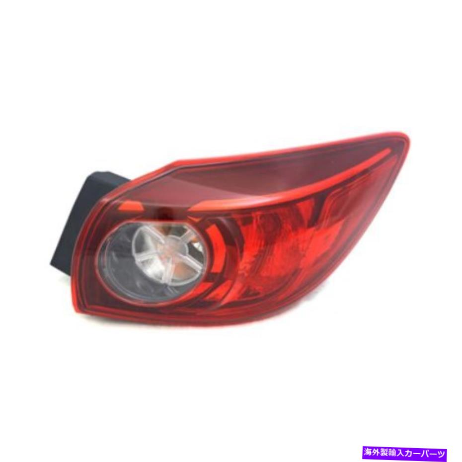 USテールライト CPP Capaの乗客、側面、外側のテールライトMA2805115C MAZDA 3 CPP CAPA Passenger, Side, Outer Tail Light MA2805115C for 2014-2017 Mazda 3【並行輸入品】
